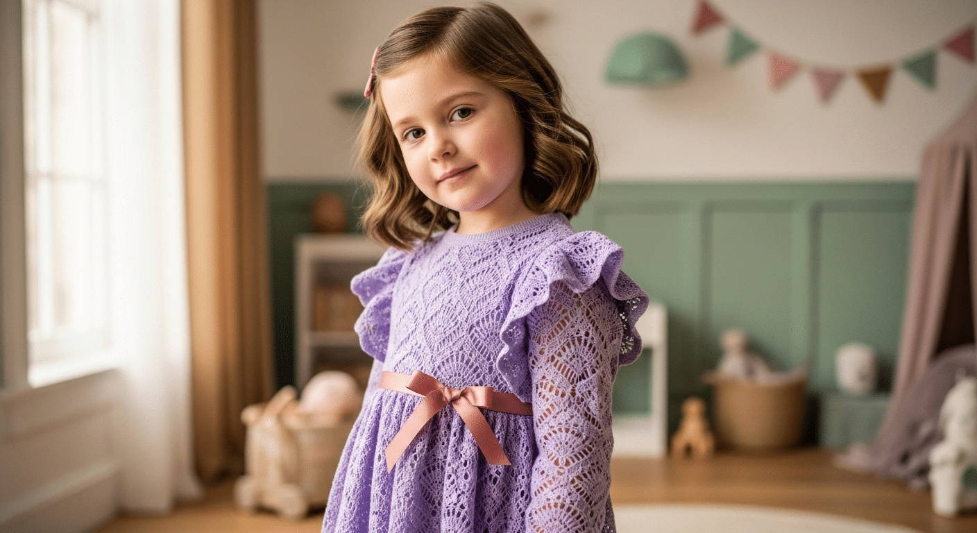 Estes são os vestidos de crochê infantil mais lindos para as pequenas!