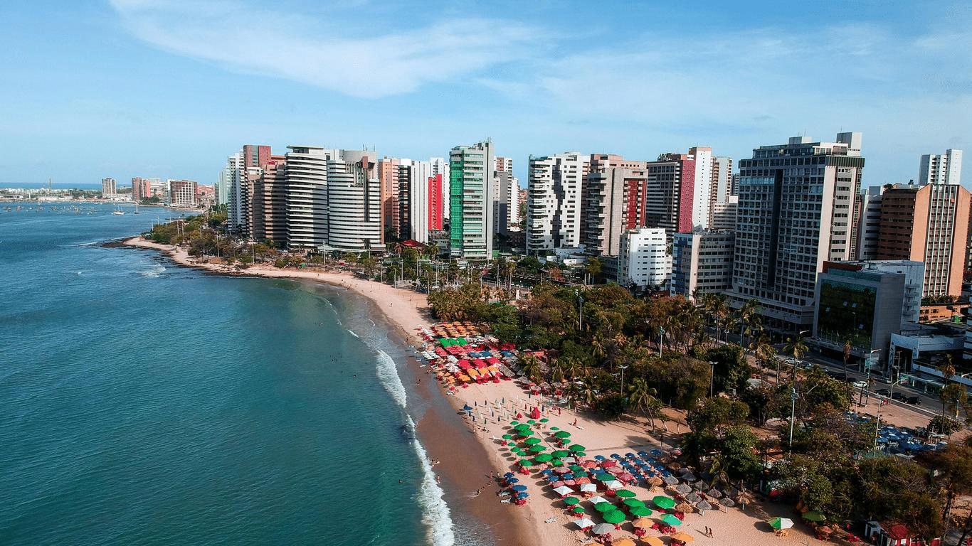 Fortaleza entre os destinos mais atrativos do Brasil para brasileiros e estrangeiros