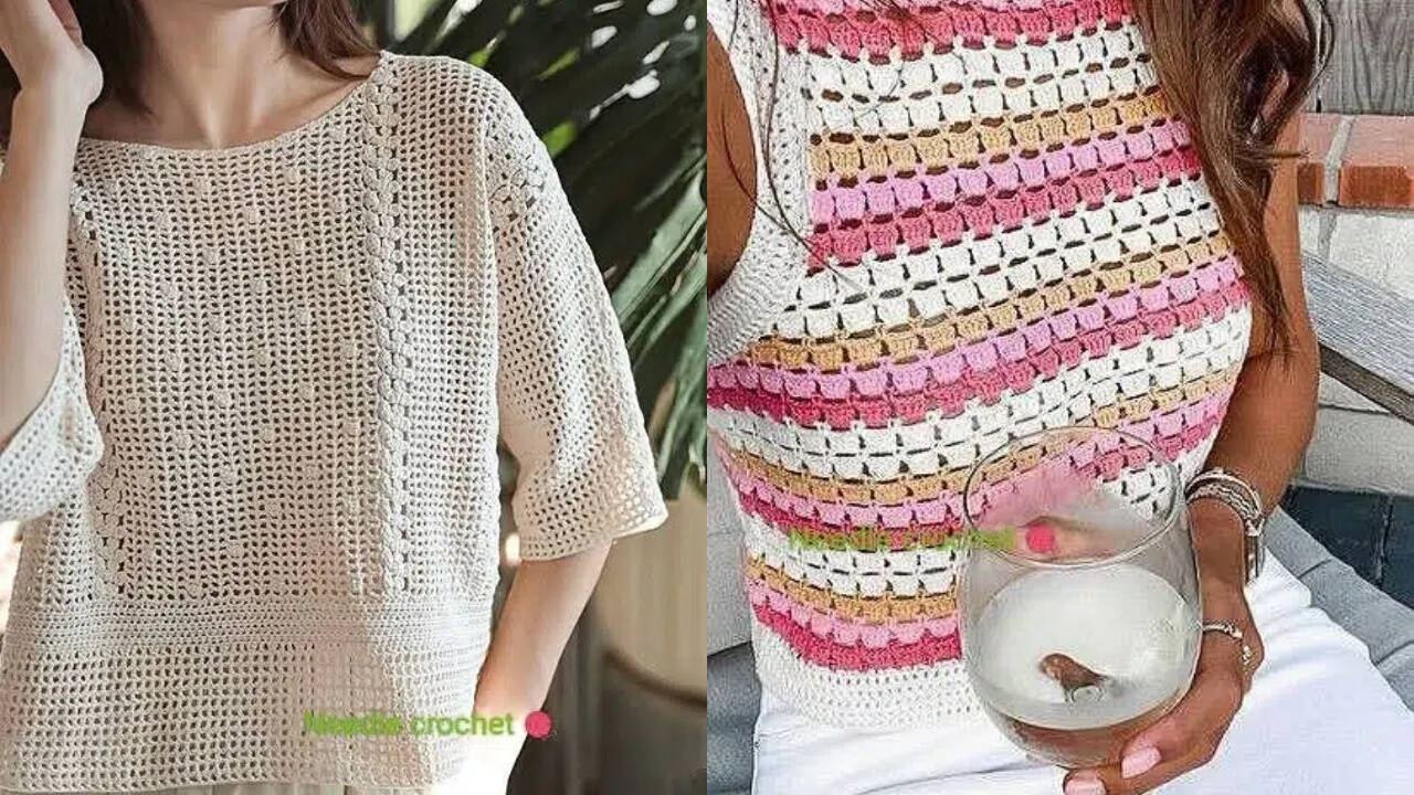 Se encante com blusas de crochê modernas para looks casuais e charmosos!