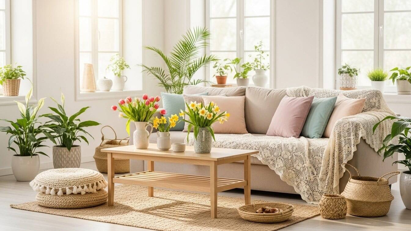 Decoração na Primavera: 5 Dicas Fáceis para Renovar a Casa com Leveza e Cor
