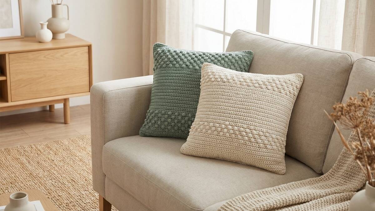 15 Almofadas de crochê estilosas para dar um toque acolhedor e moderno à sua decoração