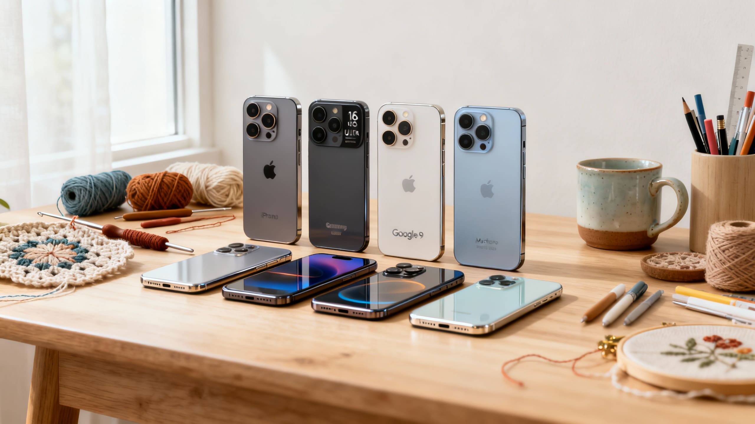 Top 5 celulares para fotografar artesanato (+3 baratos): luz simples, cores fiéis e textura nítida