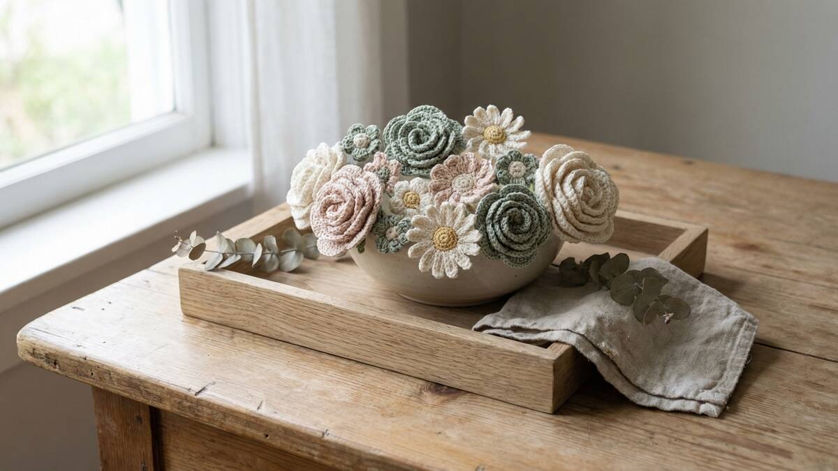 Flores de crochê deslumbrantes para fazer com gráficos fáceis e super criativos