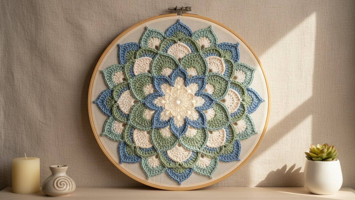 Mandalas de crochê com design, significado e magia por trás de cada ponto!