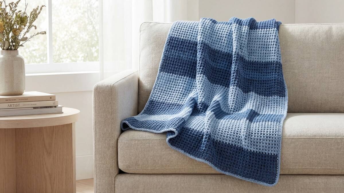 Mantas de crochê modernas para transformar sua casa e encantar clientes!