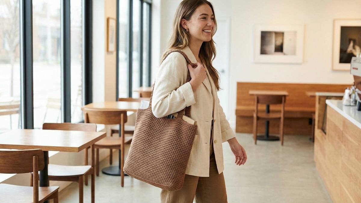 Bolsas de crochê com ponto alto para você fazer peças práticas e estilosas