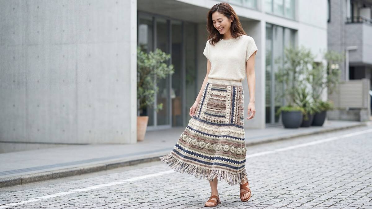 Descubra saias de crochê perfeitas para criar looks modernos com toque delicado e elegante