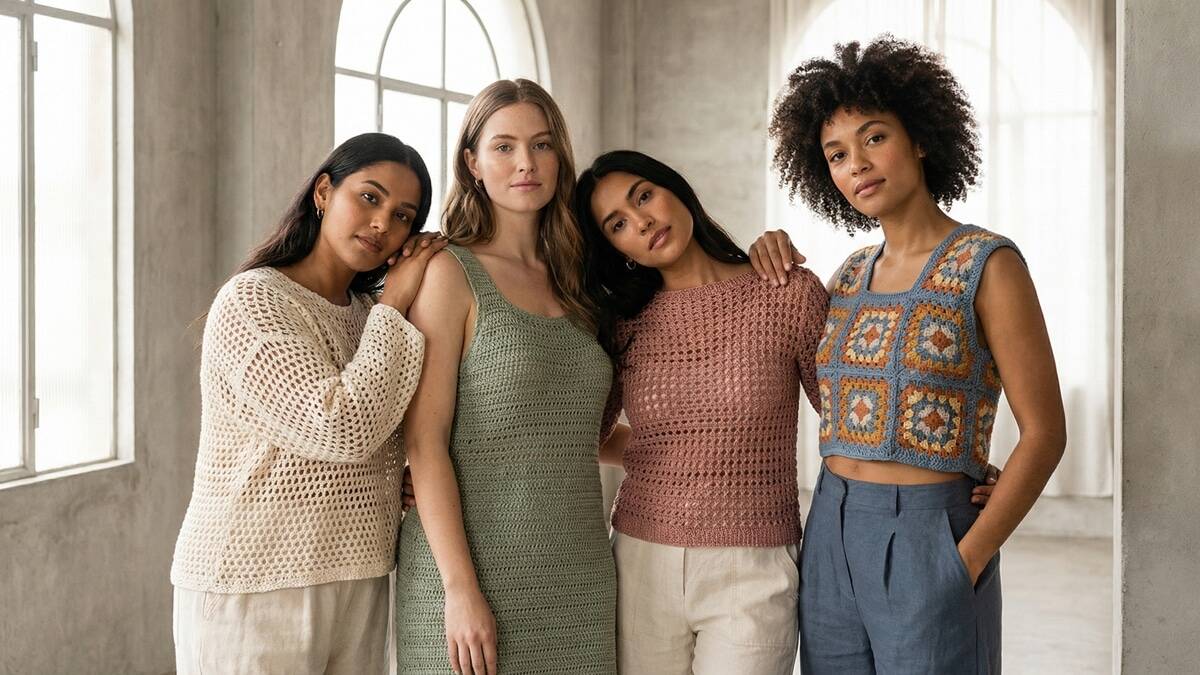 Crochê na moda que inspira você a criar peças autênticas, modernas e cheias de charme!
