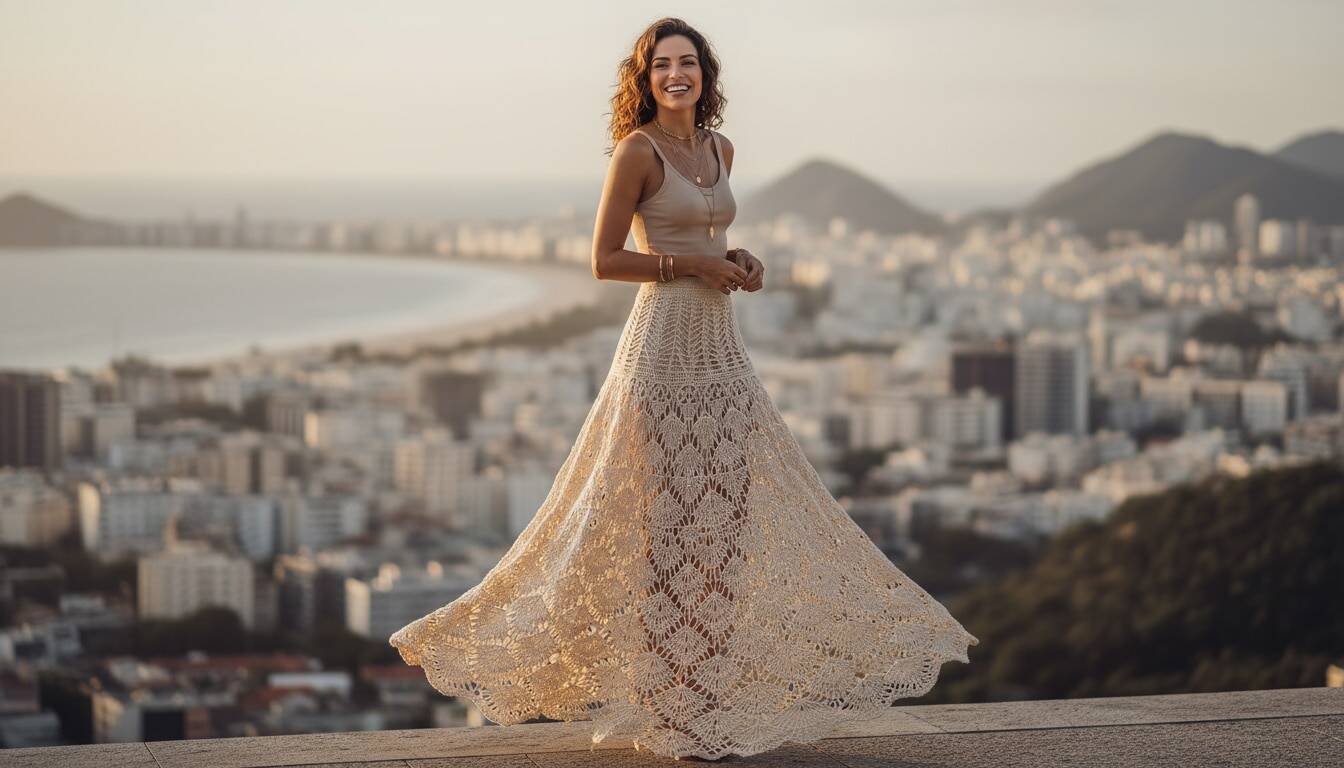 A beleza atemporal das saias de crochê que encantam em qualquer estilo!