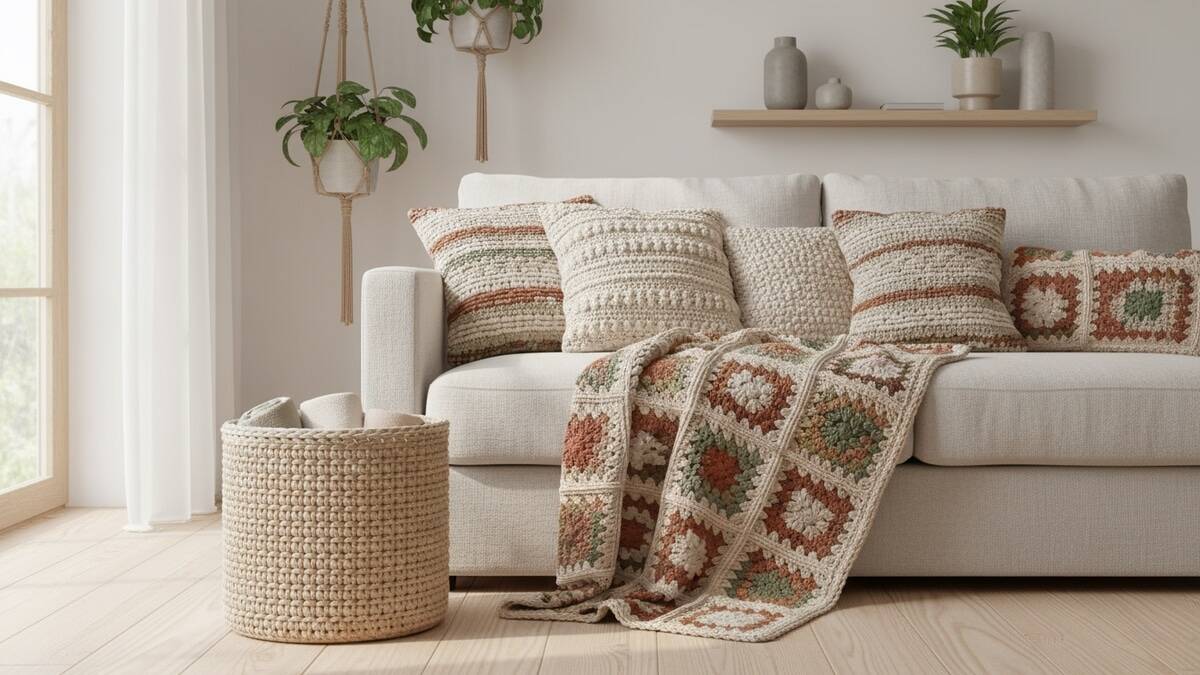 Acessórios e decoração em crochê: o melhor do estilo moderno que está em alta!