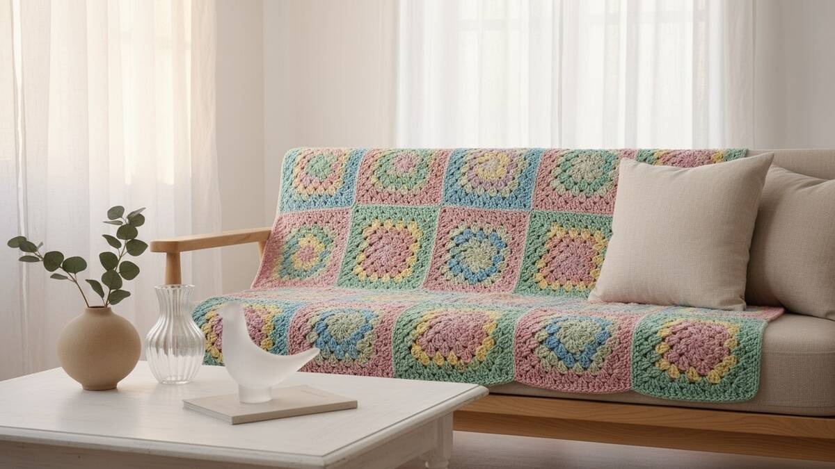 10 formas incríveis de usar quadradinhos da vovó no crochê e conquistar mais clientes