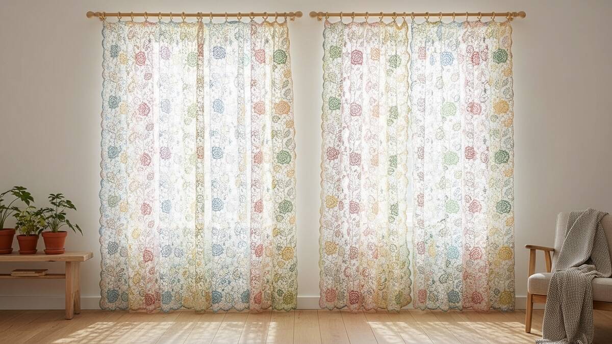 Crie cortinas de crochê lindas e aprenda a decorar sua casa com charme artesanal!