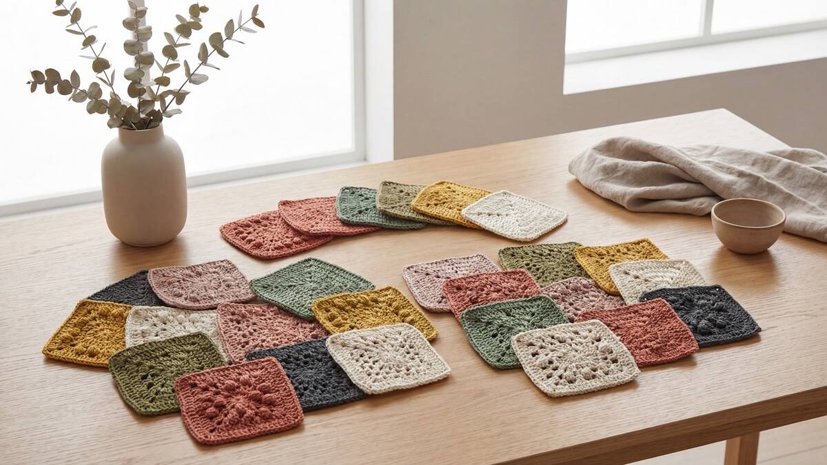 Veja squares de crochê lindíssimos e crie peças que inspiram tendências!
