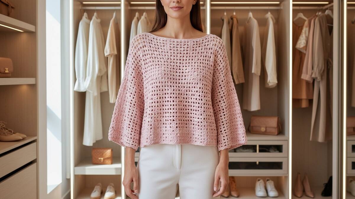 Blusas de crochê que viraram tendência e você pode criar hoje mesmo