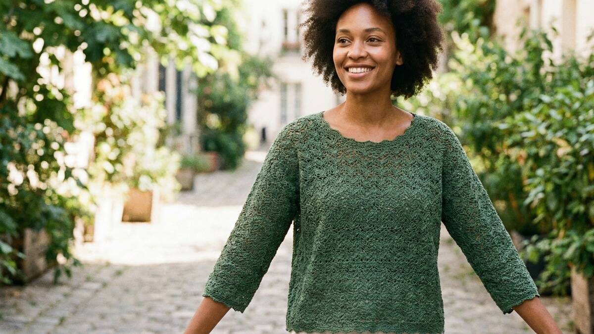 Você vai se encantar com as blusas de crochê cheias de charme para looks mais sustentáveis!