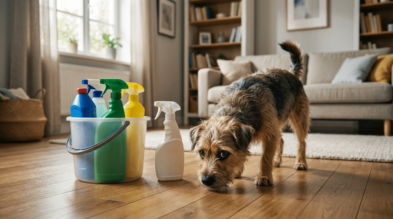 Casa limpa, pets em perigo? Veterinária explica a intoxicação por produtos de limpeza