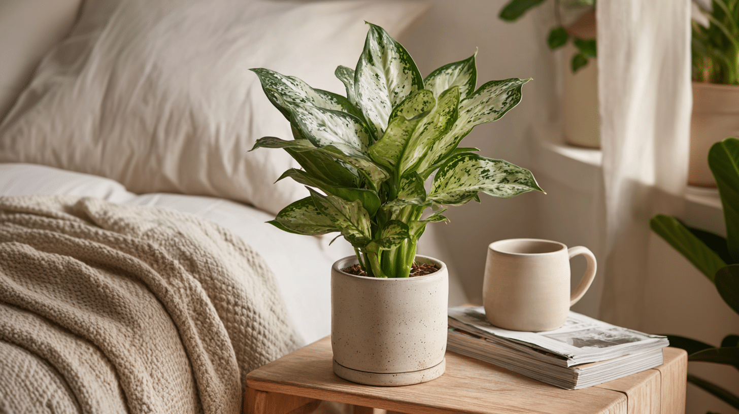 Confira 6 Motivos para você ter uma Aglaonema complementando a decoração do seu quarto!