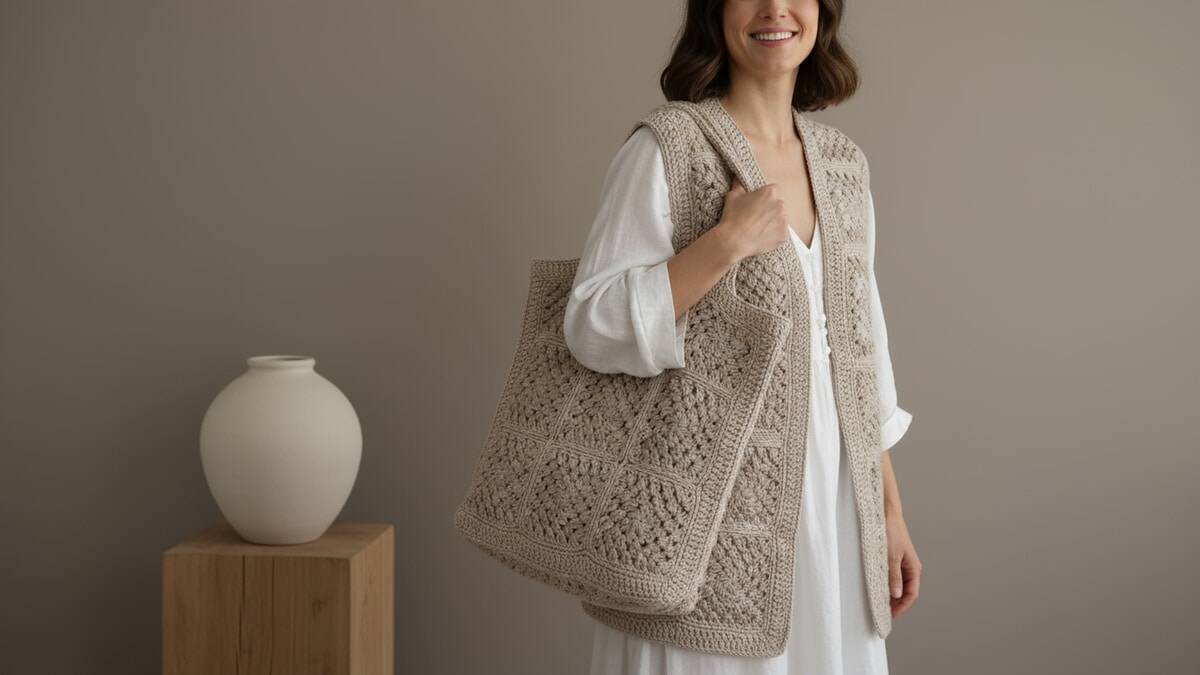 Transforme squares de crochê em peças luxuosas e conquiste uma renda extra incrível