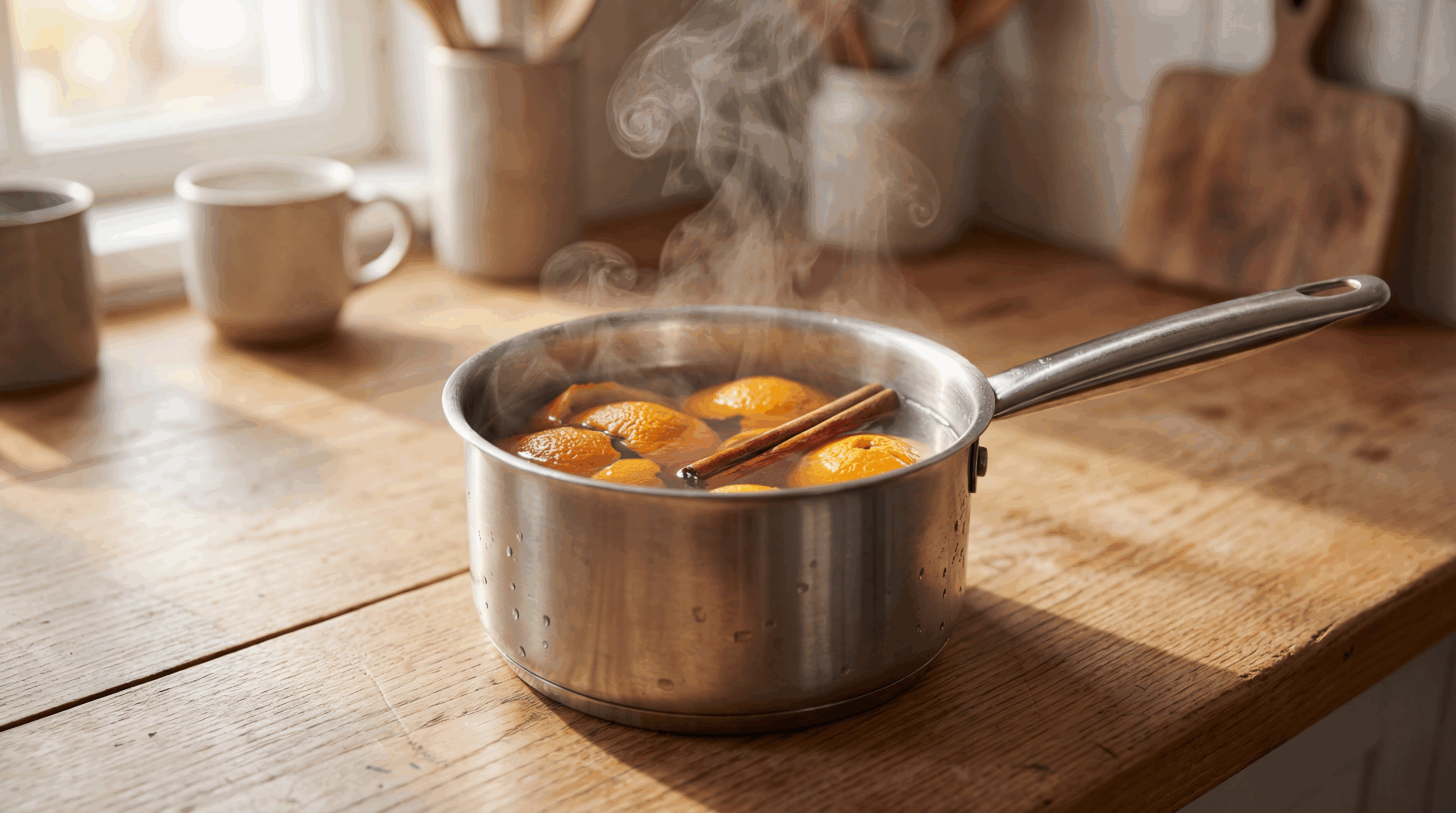O cheiro de ‘casa de rico’ (que não custa R$5): O aromatizador caseiro com casca de laranja e canela
