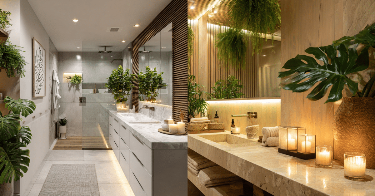 Transforme seu banheiro em um verdadeiro SPA relaxante voltado para seu bem-estar com essas 3 plantas!