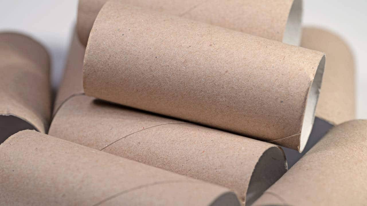 Papel higiênico acabou? Guarde os tubos e transforme-os em casinhas de Natal