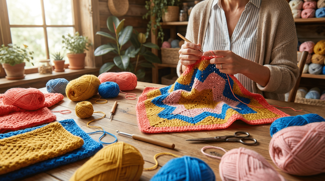 Crochê Moderno: DIY com Técnicas Inovadoras e Projetos Criativos