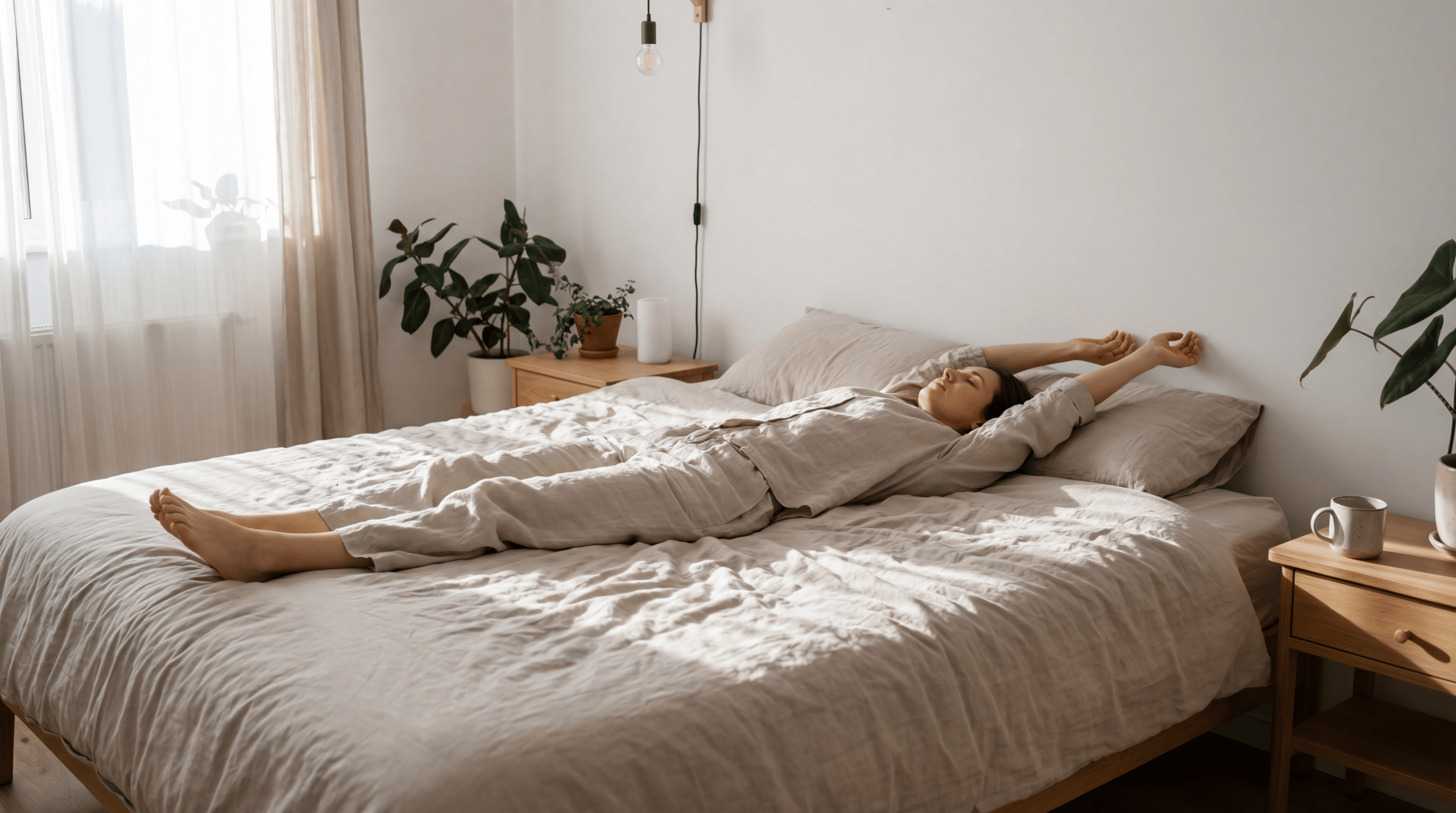 5 alongamentos para fazer ANTES de sair da cama e começar o dia sem dor no corpo