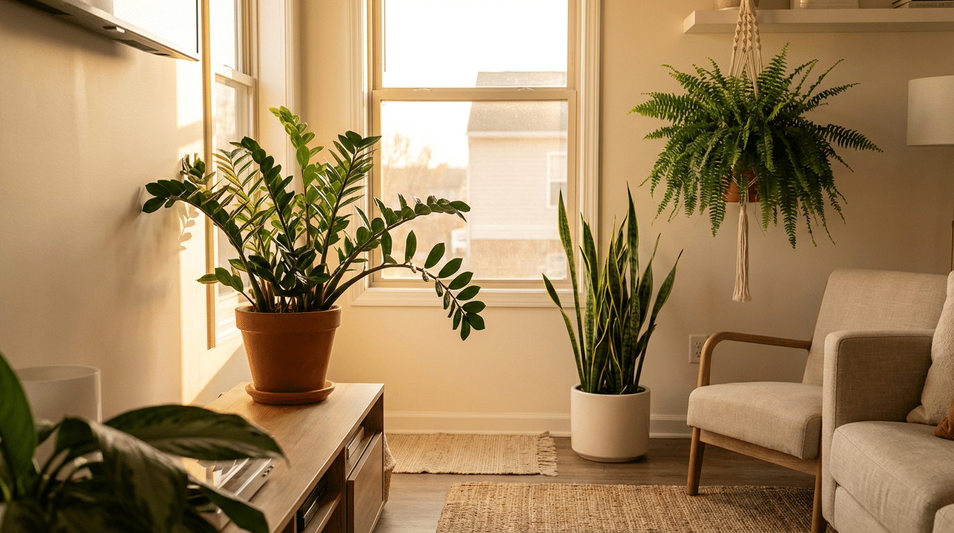 As plantas mais resistentes para quem tem pouco sol em casa e vive na correria