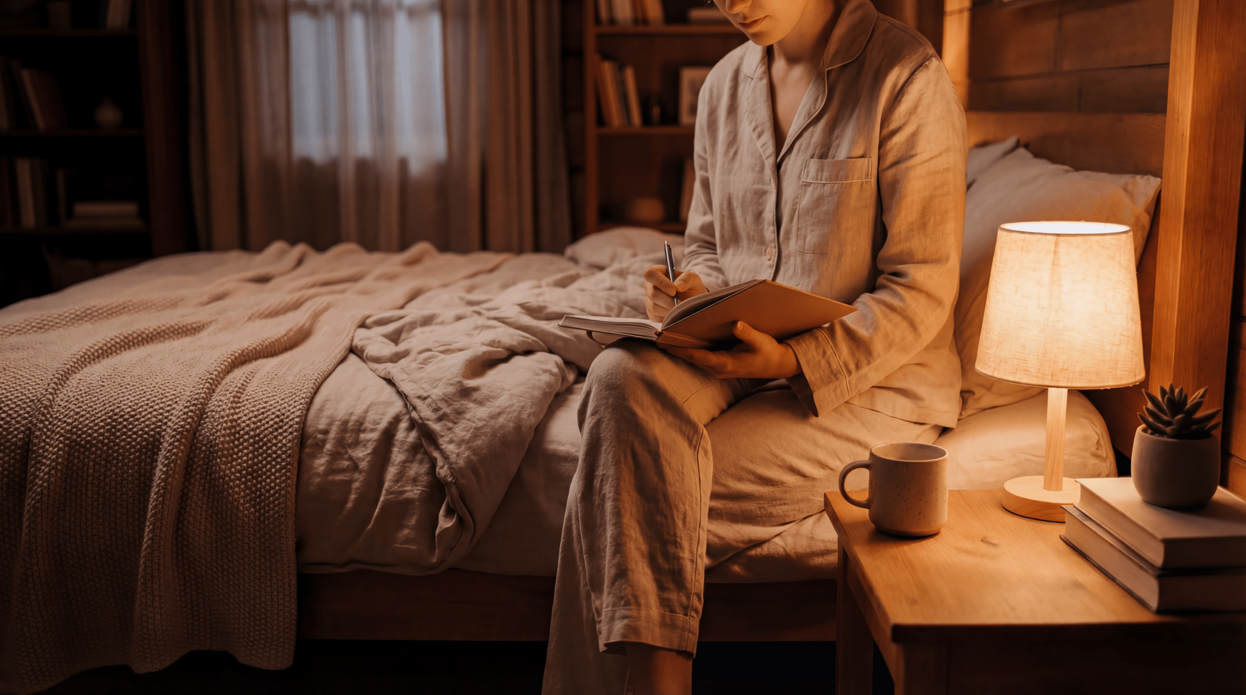 Como desligar o cérebro antes de dormir: ritual simples de 10 minutos