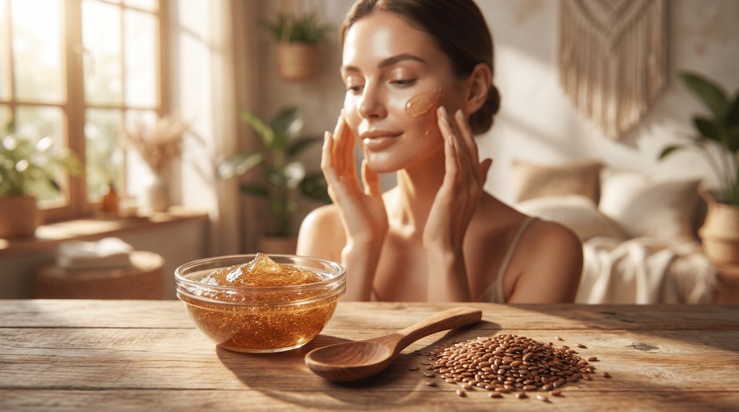 O “Botox Natural” de Linhaça: Como fazer o gel que estica a pele e fecha os poros sem química