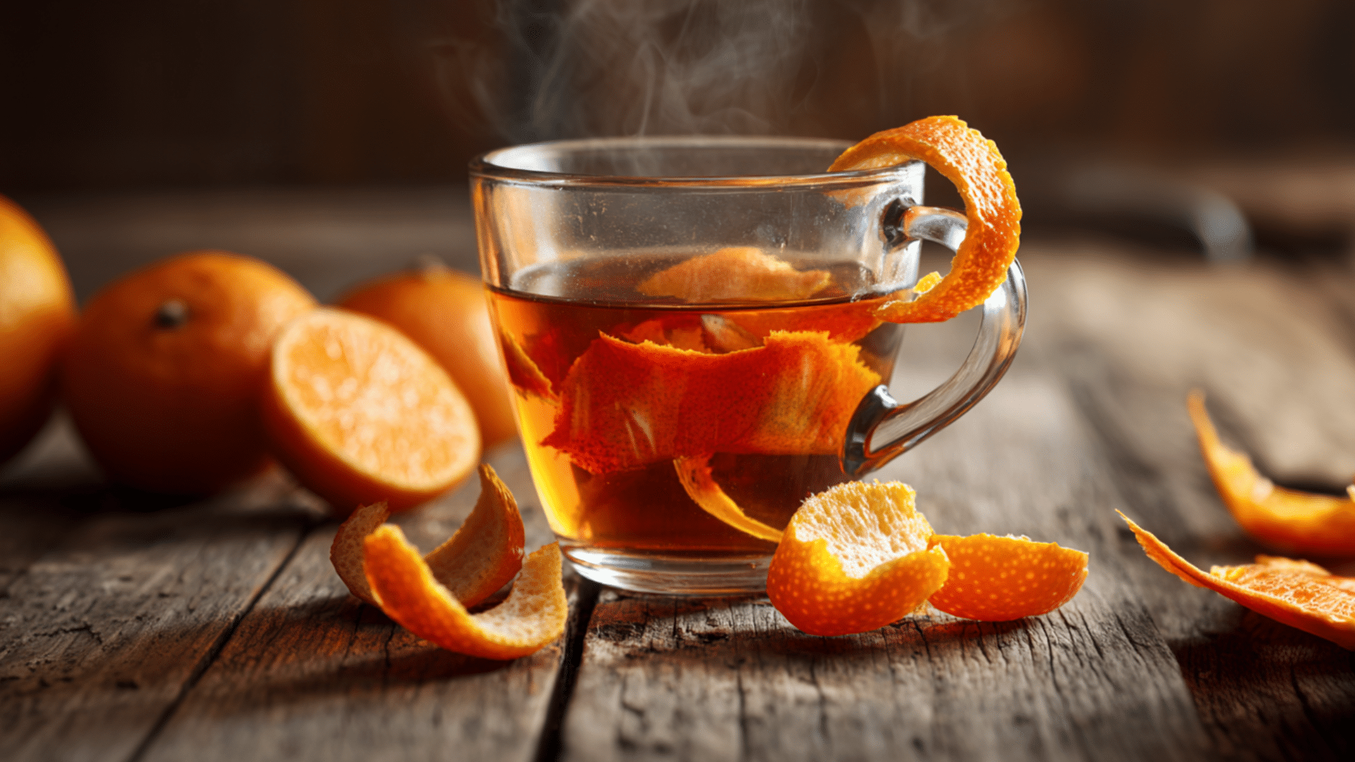 Não jogue fora as cascas de laranja! Aprenda a fazer chá das cascas, fonte de Vitamina C e diversos outros benefícios