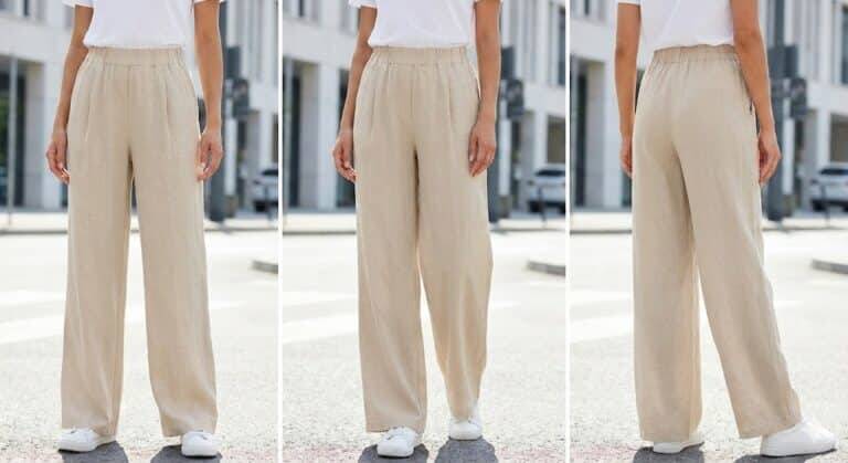 Calça de alfaiataria oversized