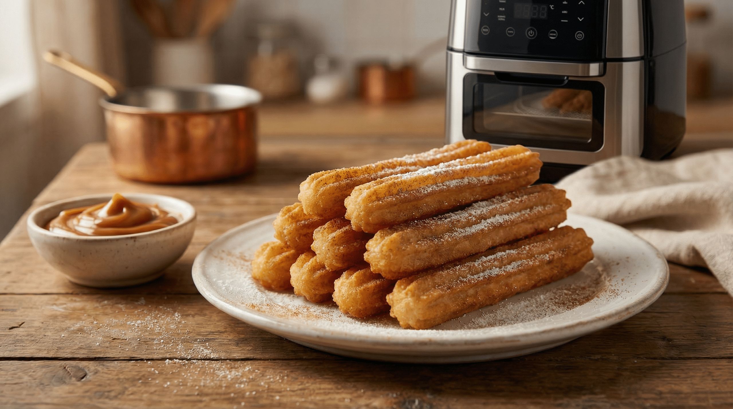 Receita de churros na AirFryer pronta em 10 minutos