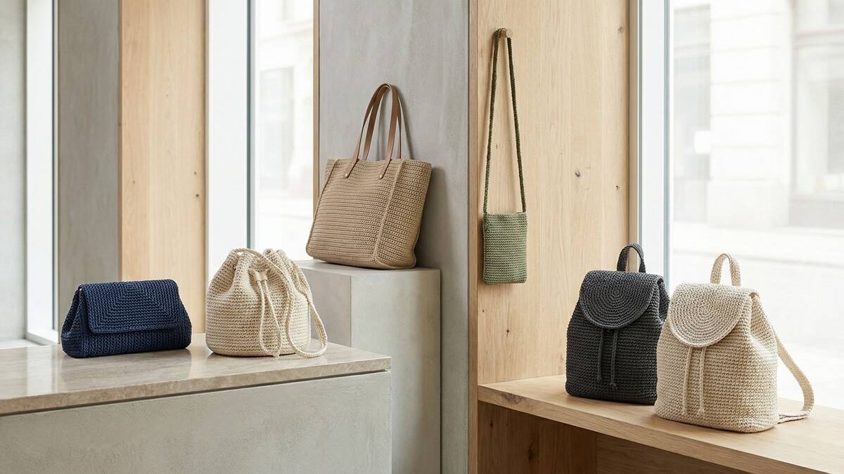 Veja 30 lindas bolsas de crochê e crie a sua peça favorita!