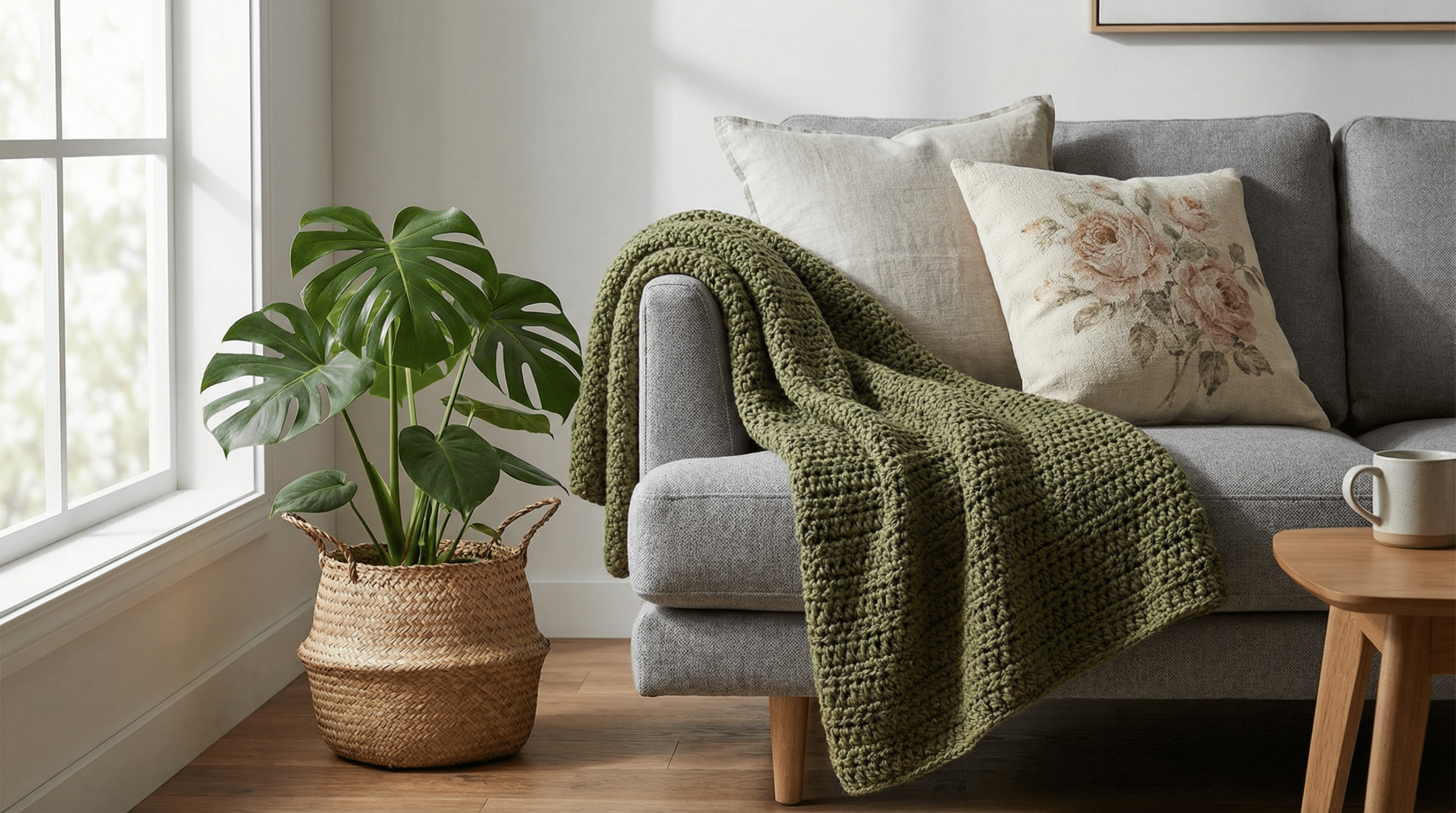 Mantas de crochê: a arte de vestir a casa com a tendência “Slow Living”