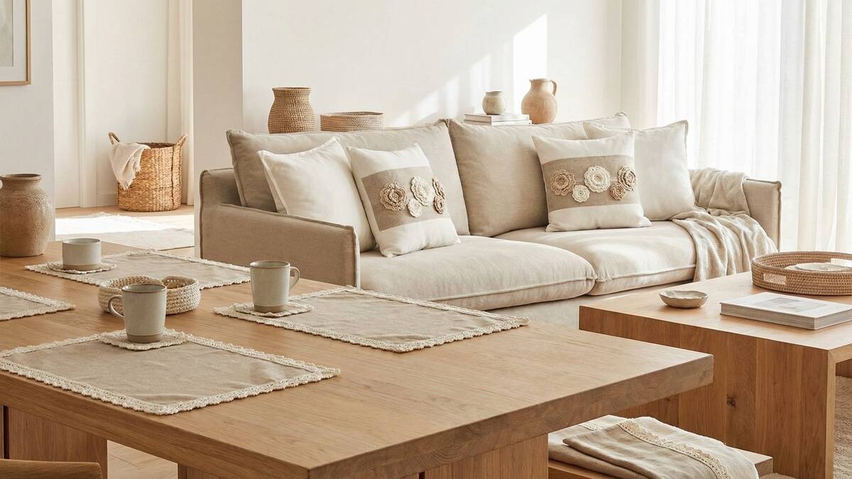 Veja peças de crochê com tecido e transforme sua decoração