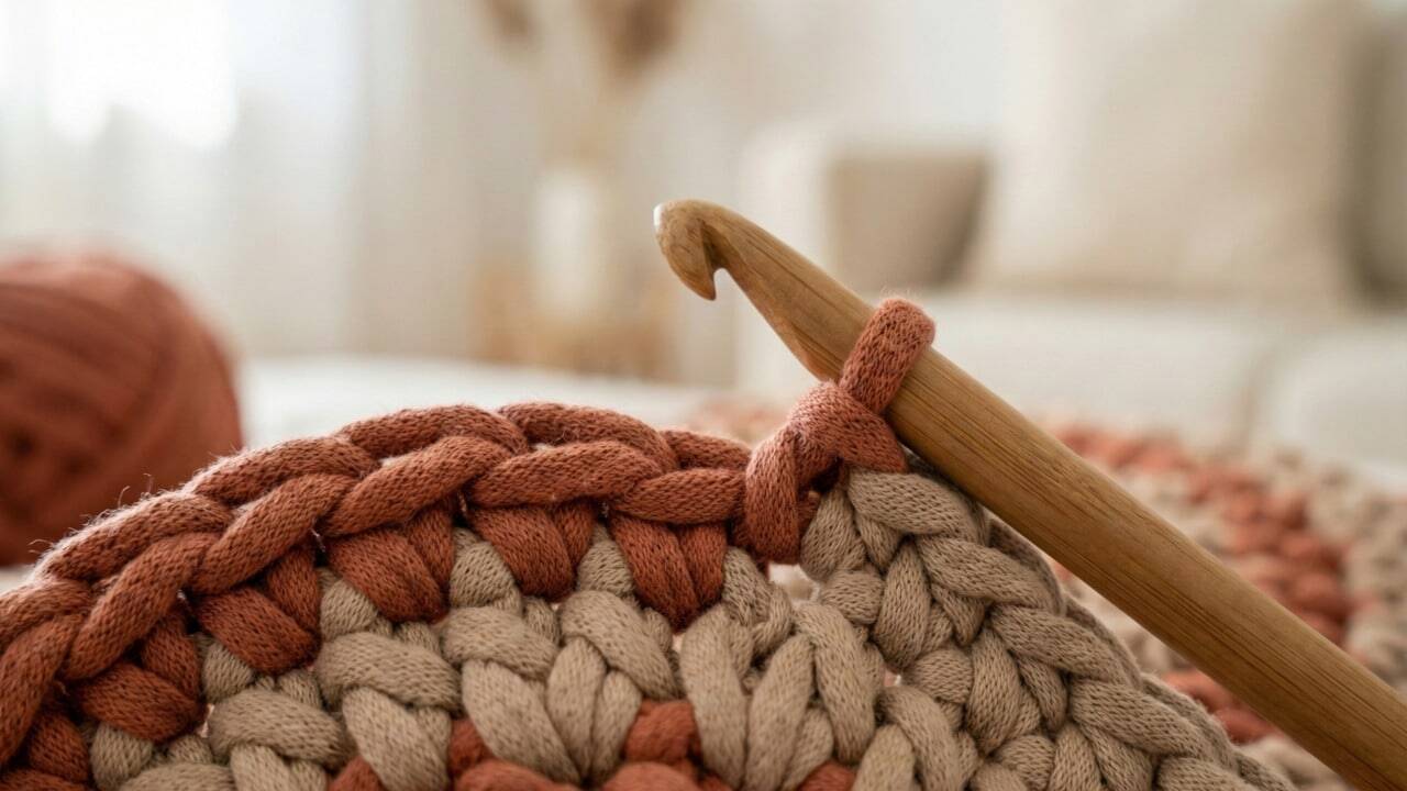 Iniciantes em crochê estão fazendo tapetes artesanais do zero com estas dicas