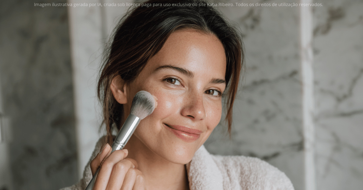 3 truques simples de maquiagem profissional para deixar sua pele com efeito glow, aspecto natural e sem olheiras