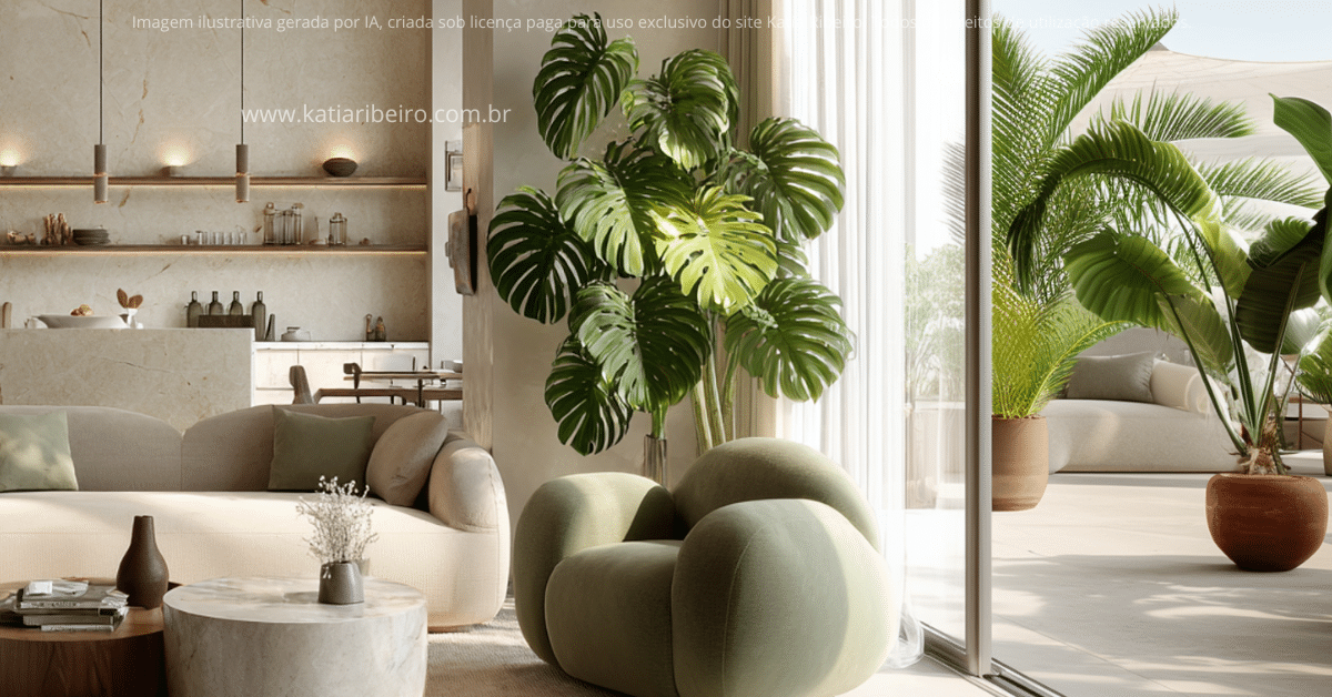 Por que a Monstera virou a planta favorita na decoração de interiores em 2025!
