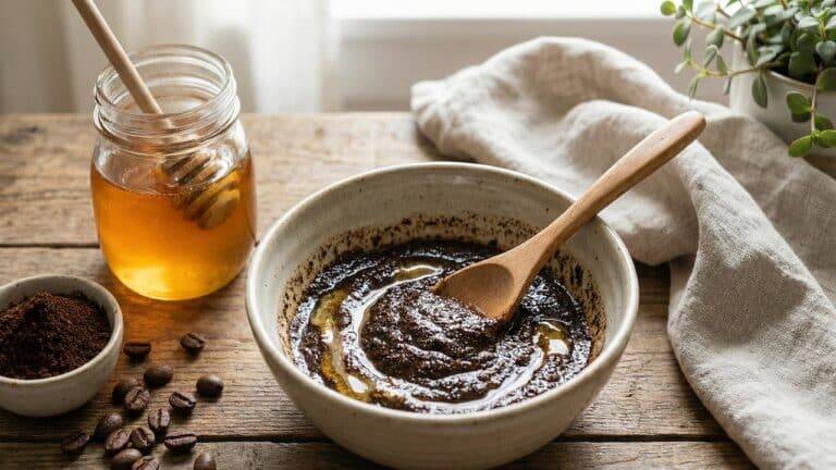 Ingredientes para receita de esfoliante caseiro
