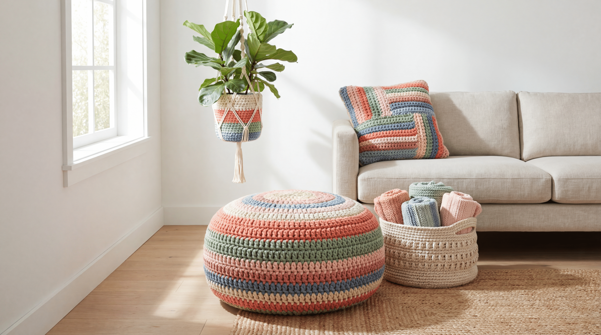 Decore sua casa com crochê: ideias simples e impactantes para Iniciantes