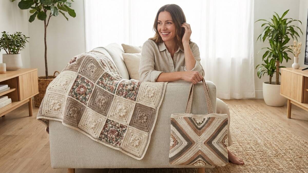 Inspire-se nestes 13 squares de crochê para inovar seu artesanato