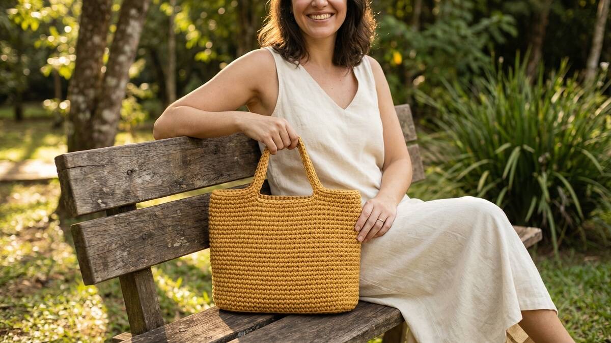 Transforme barbante em bolsas de crochê maravilhosas com gráficos