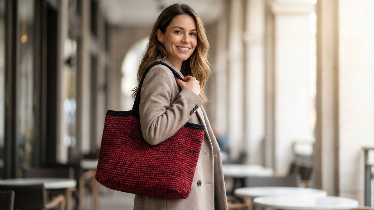 Veja 18 ideias de bolsas de crochê elegantes com gráficos