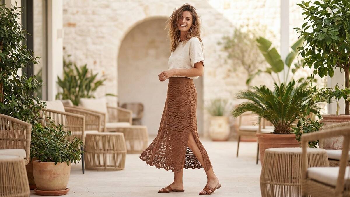 Crie saias de crochê lindas e renove seu estilo para o verão
