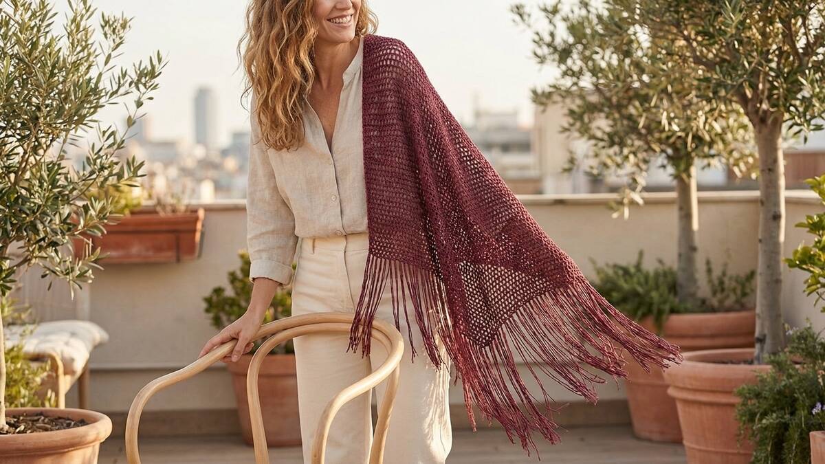 Inspire-se para criar xales de crochê perfeitos e charmosos