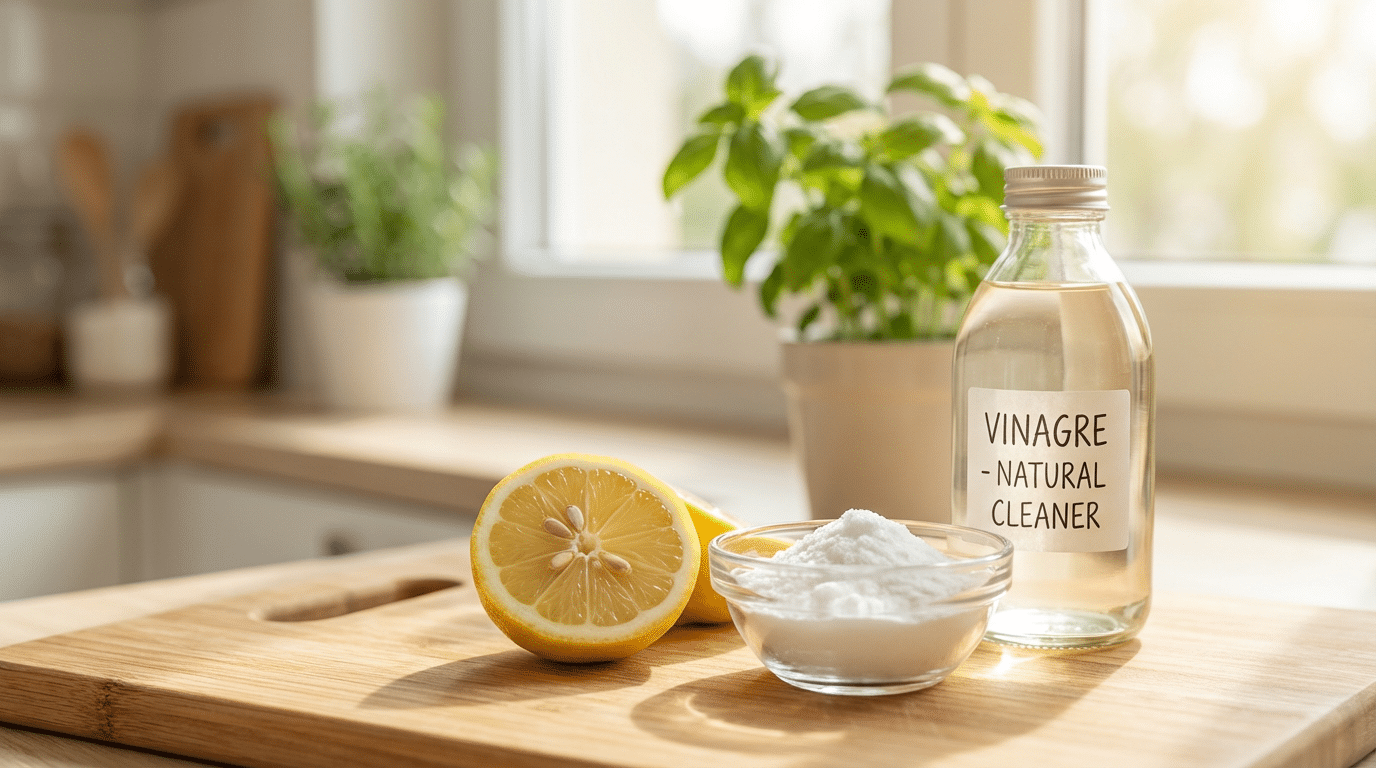 5 misturas potentes com vinagre e bicarbonato que substituem químicos caros