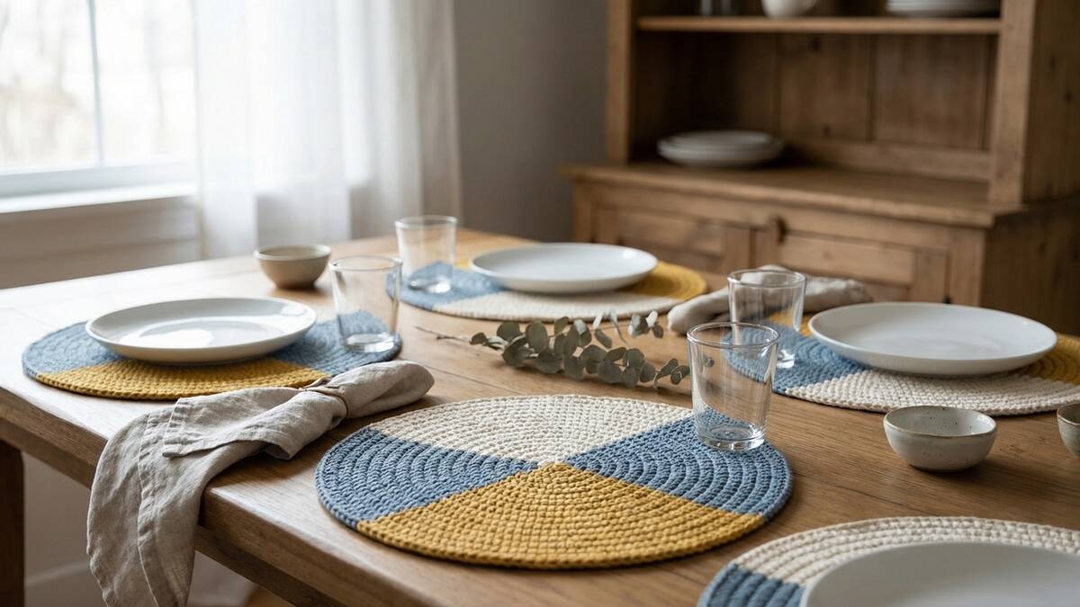 Sousplats de crochê lindos para montar mesas para qualquer ocasião