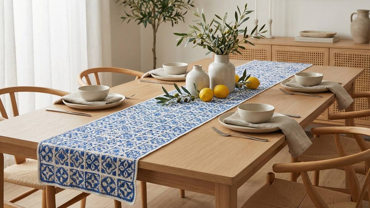 Deixe sua mesa maravilhosa com 30 modelos de trilhos em crochê
