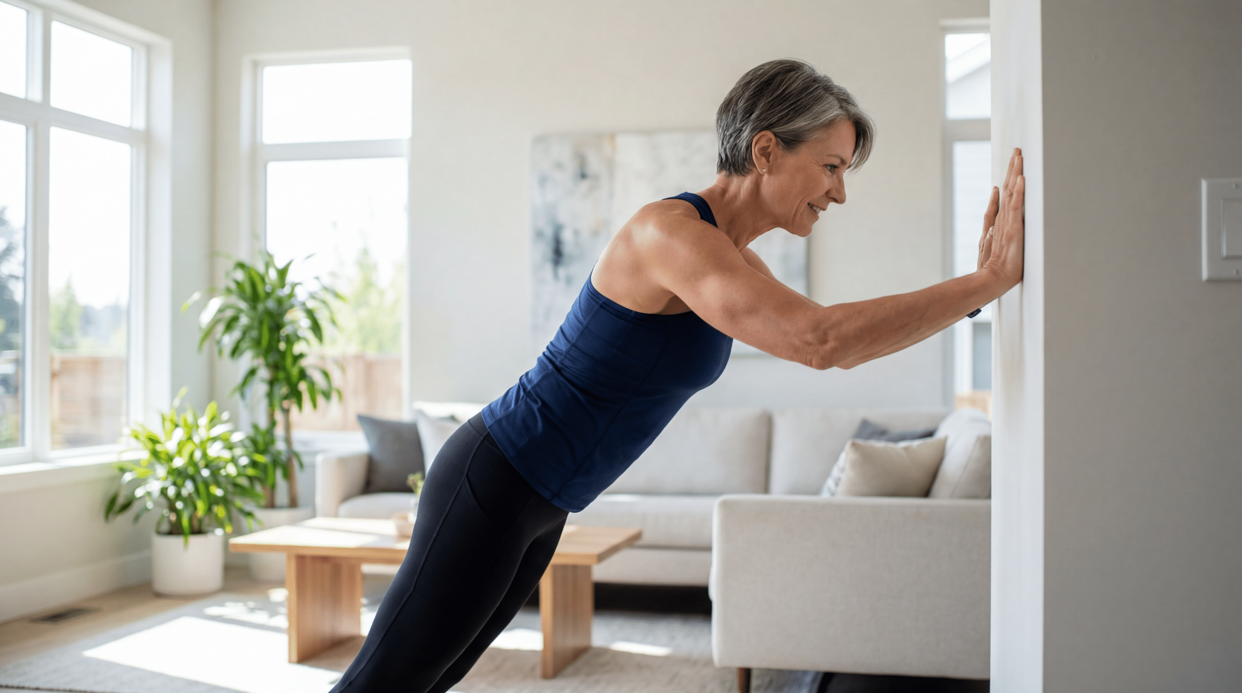 A melhor maneira de ganhar massa muscular sem pesos para pessoas com mais de 50 anos
